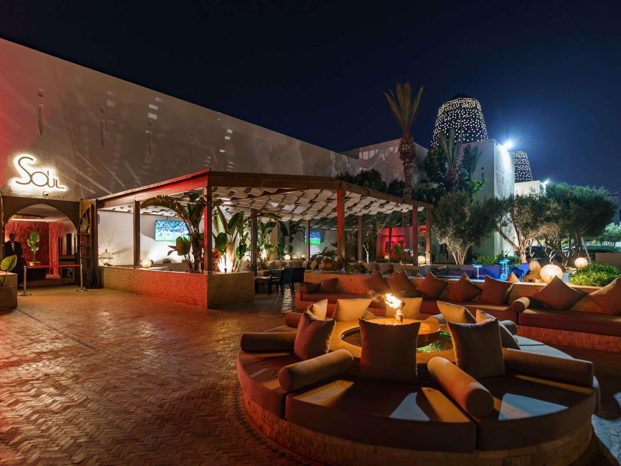 Sofitel Agadir Royal Bay Resort Exterior photo The patio at the nightclub